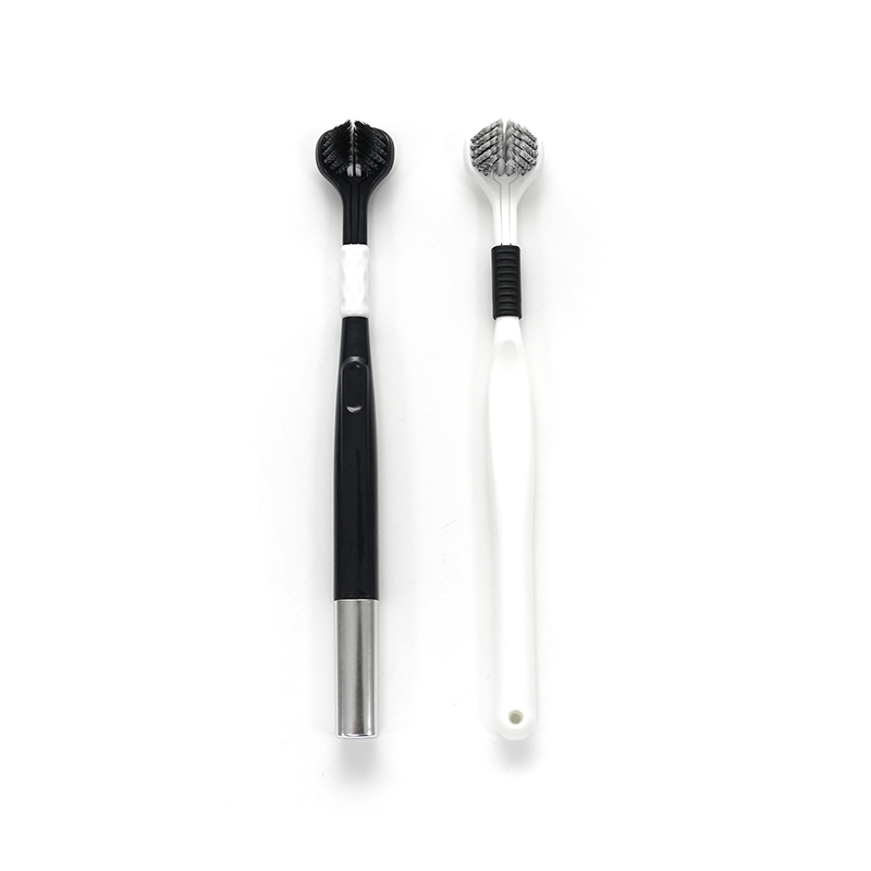 PP-håndtag 3D-børstehoved Ultrafin blød PBT-spiralskærpet børstehår i USA-stil dybderensende tandbørste for voksne